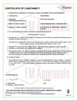 Certificate for USA