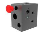 ZB10 - Base Plate with Pressure Relief Valve for Serial Plates Assemblies