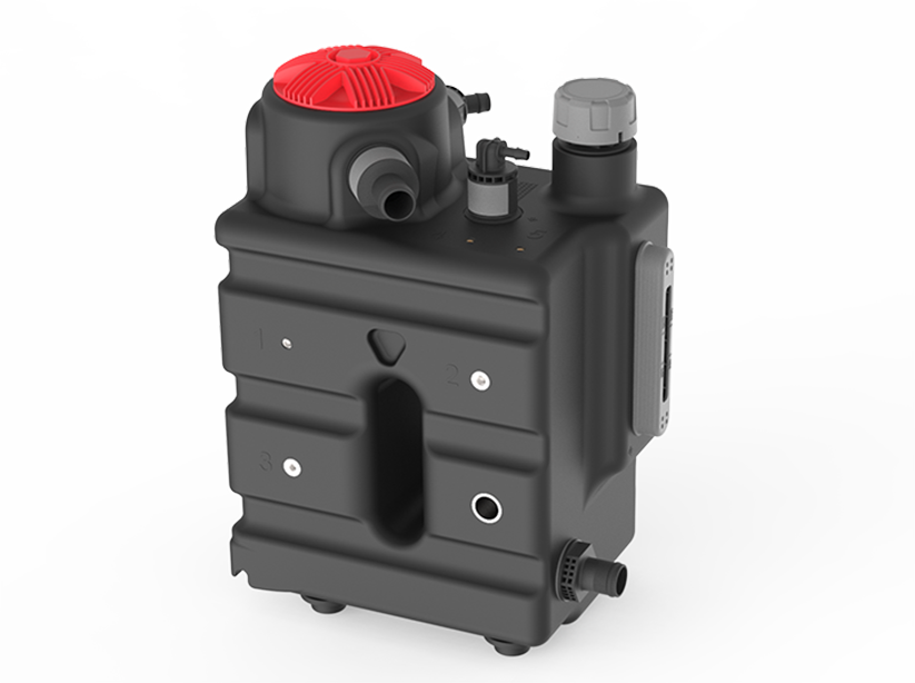 Hybrid hydraulic tank with integrated filtration and fluid management components for hydraulic systems Hybrid hydraulic tank with integrated filtration and fluid management components for hydraulic systems