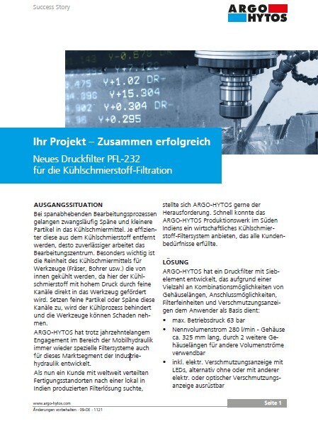 Neues Druckfilter PFL-232