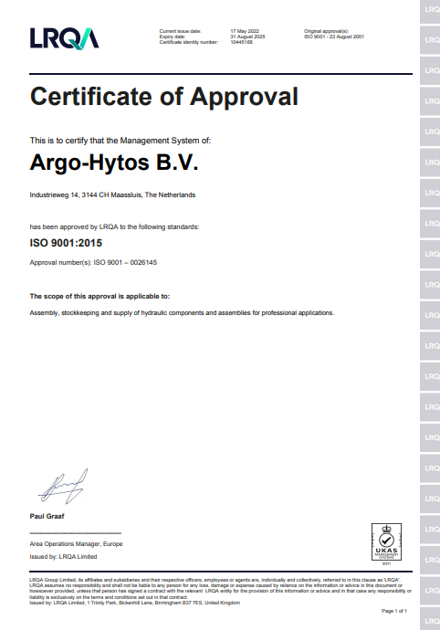 zertifikat-iso-9001-für-argo-hytos-benelux