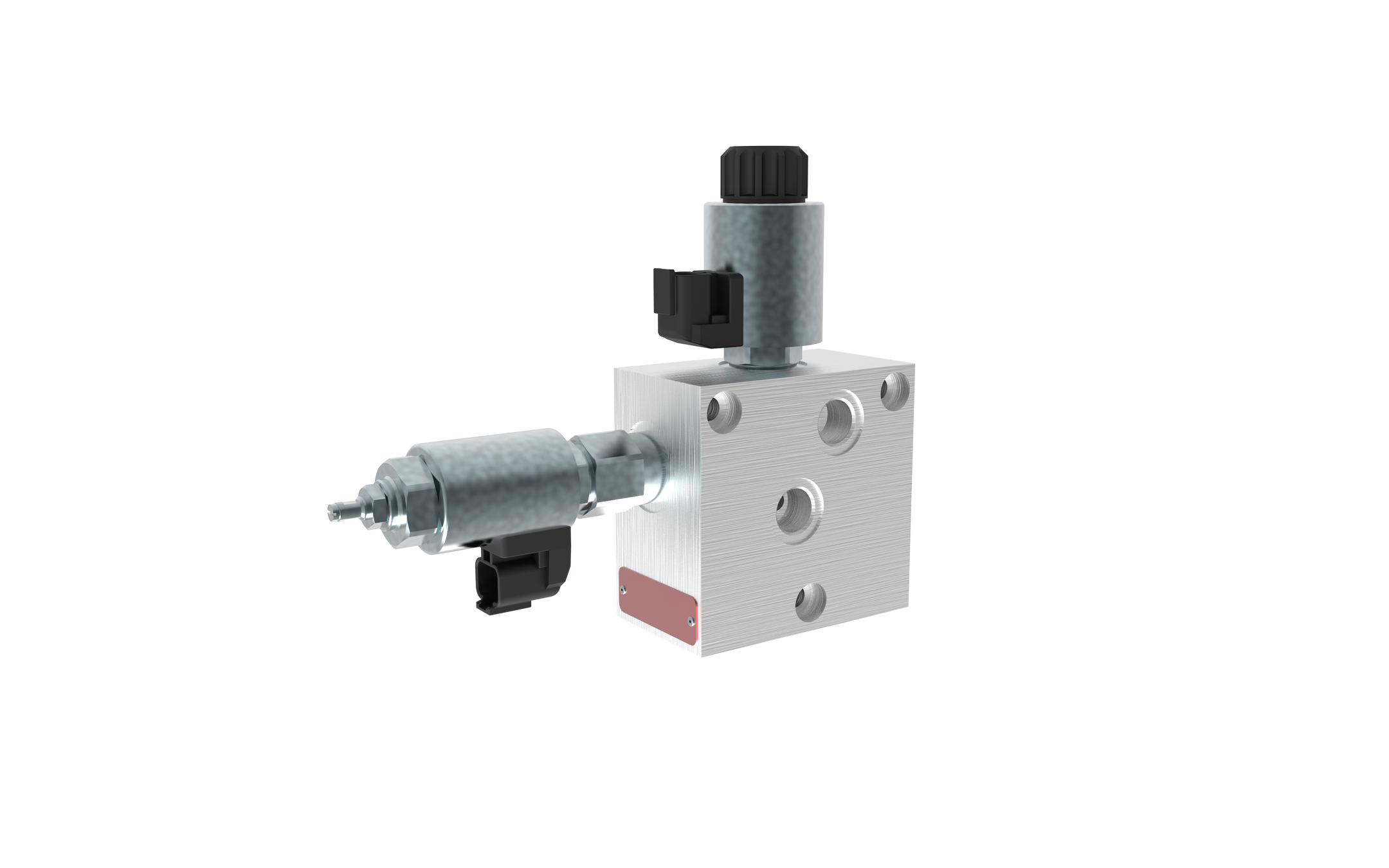 Hydraulic fan drive valve assembly for controlling cooling fan speed in mobile machinery