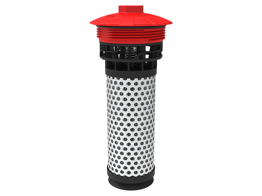 Hydraulic filter element for fine filtration of hydraulic fluids with perforated protective sleeve Hydraulic filter element for fine filtration of hydraulic fluids with perforated protective sleeve