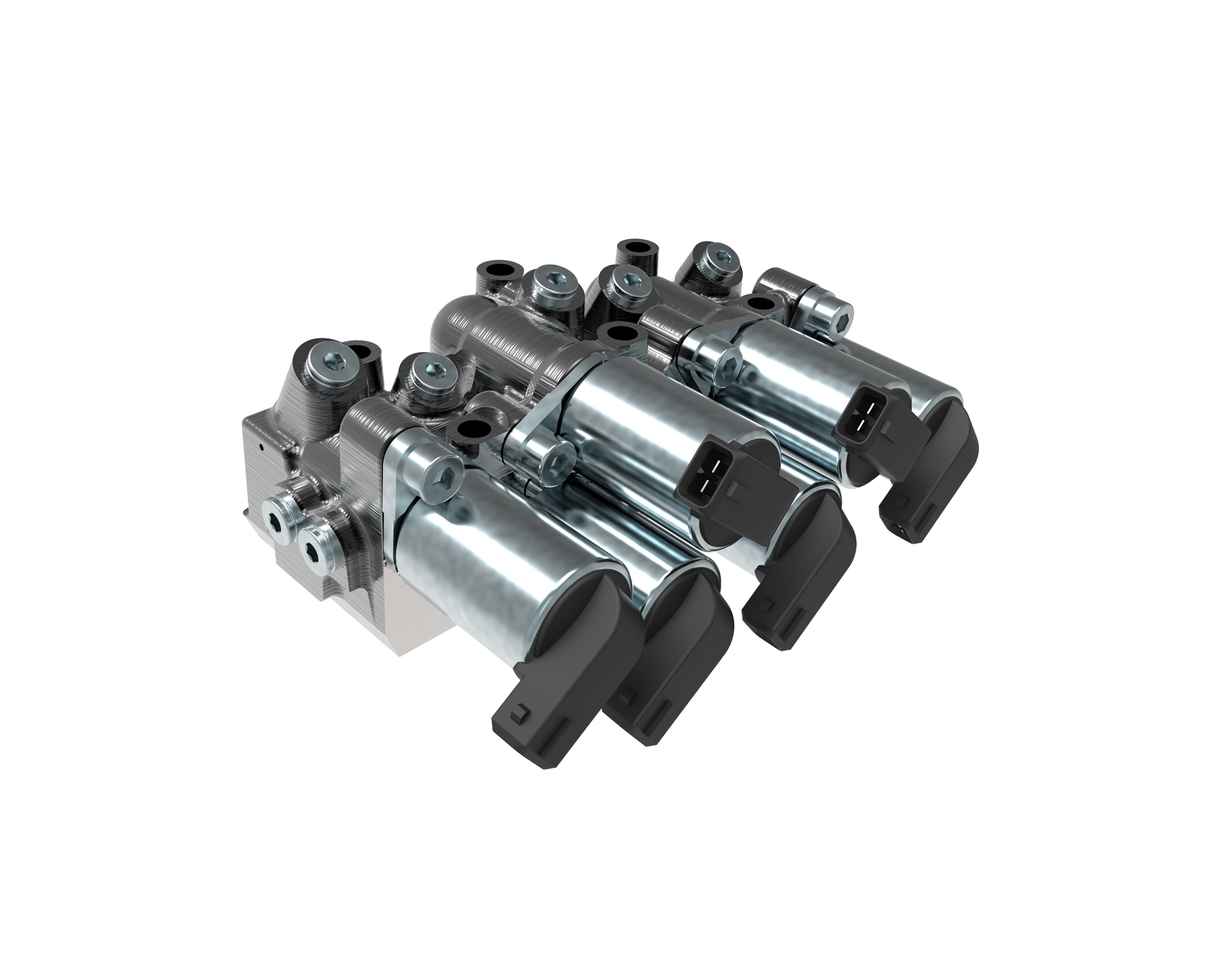 Hydraulic control unit for clutch and transmission control in construction and mobile machinery