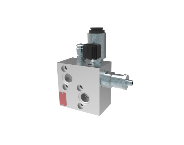 Hydraulic control valve for water pump control and water management functions in municipal vehicles