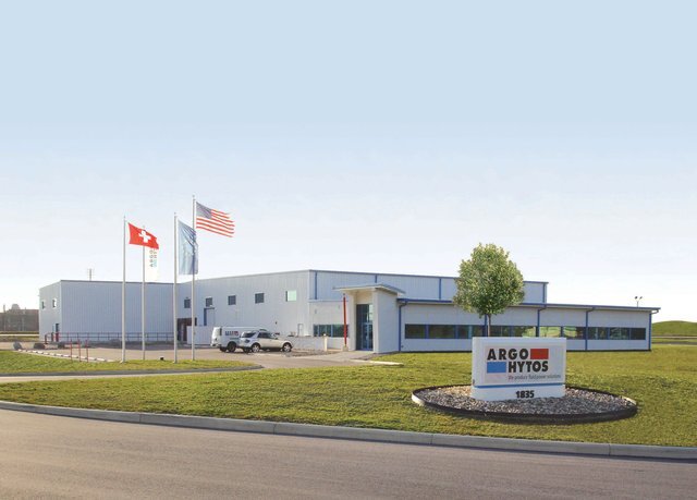 ARGO-HYTOS-Gebäude in den USA mit Vorpark